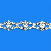 Strassz szalag - #53 GOLD